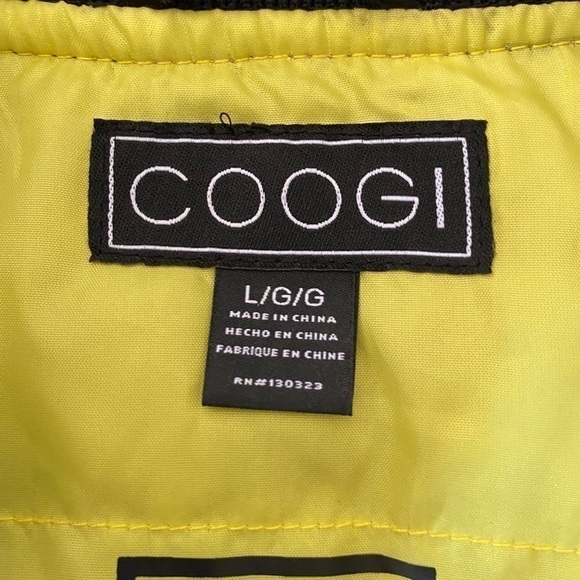 NWT Vintage Coogi Black and Neon  Stripes Windbreaker Ladies LG - Picture 5 of 15